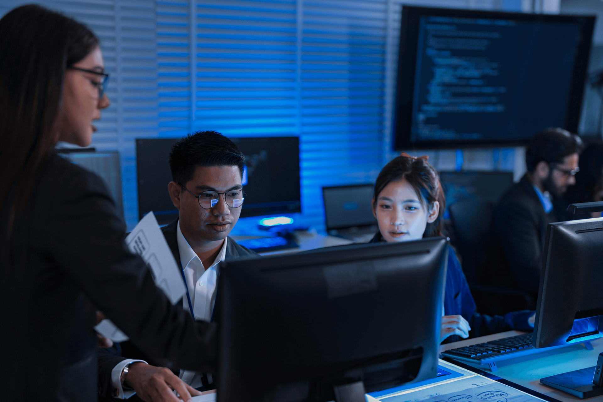 Administrator configuring data retention and compliance policies