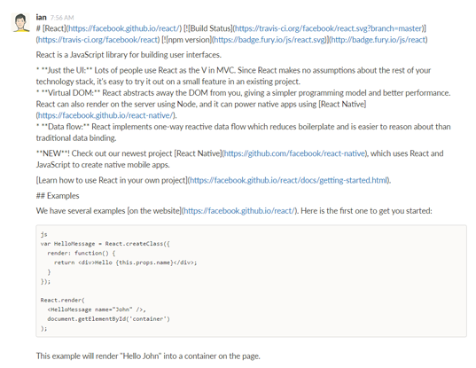 slack_react_markdown