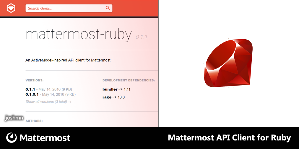 Mattermost API Client for Ruby